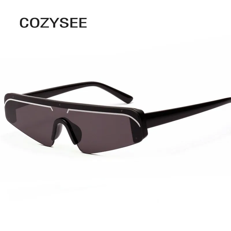 Цельные маленькие солнцезащитные очки кошачий глаз для женщин красные