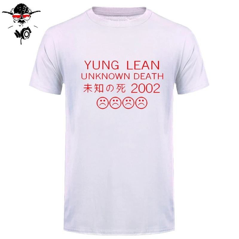 Новинка YUNG LEAN UNKNOWN DEATH Sad мужские хлопковые летние футболки с коротким рукавом хип