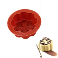 silicone moon cake mould flowers pattern cake mold for mid autumn festival diy baking mini cake bakeware tools