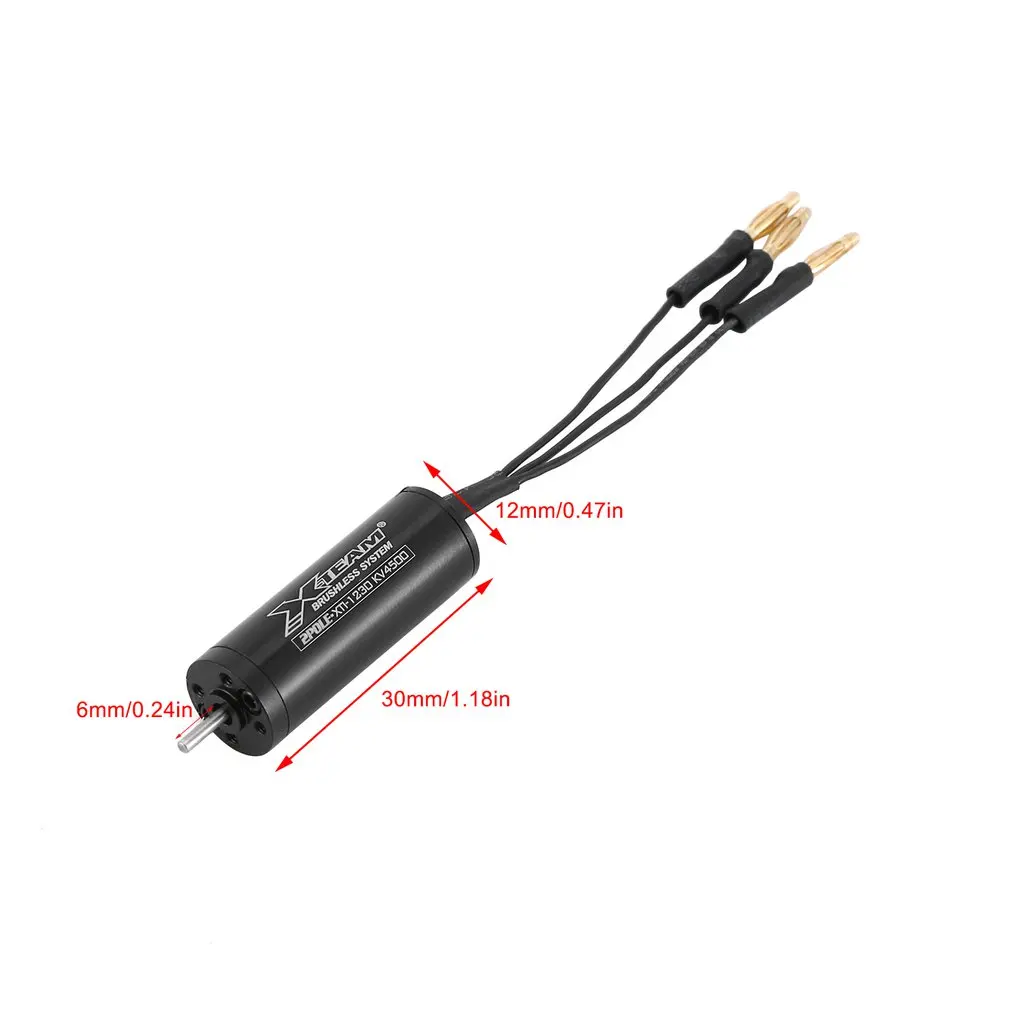 

X-TEAM 1230-4500KV бесщеточный двигатель постоянного тока для 1/24 1/36 Mini-Z 1/24 1/36 Москитная тележка тонкая работа