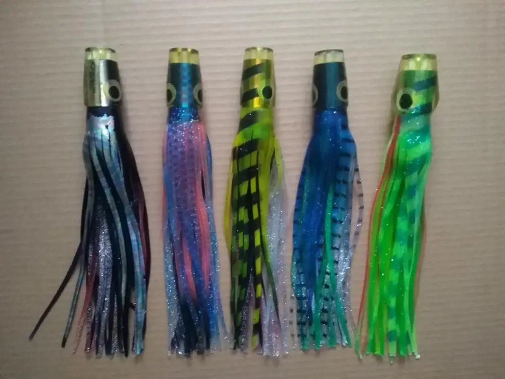 9 дюймов осьминог приманка с юбкой рыболовная рыболовные снасти мягкие приманки