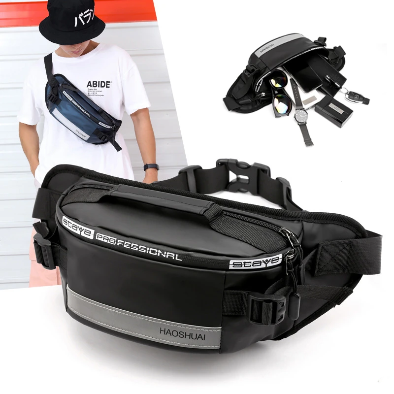 Мужская многофункциональная сумка на плечо водонепроницаемый светильник для