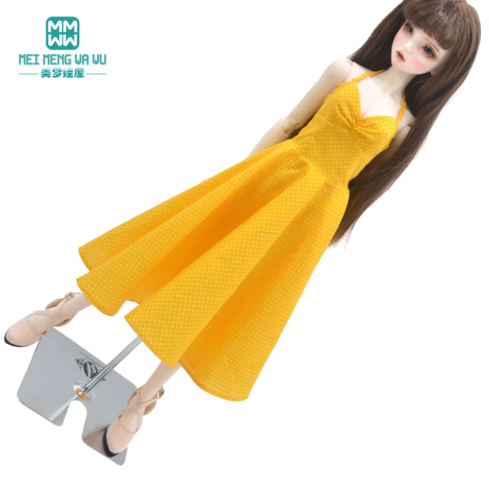 

Одежда для куклы BJD 58-60 см 1/3 SD DD аксессуары для кукол модная юбка в горошек желтая, красная, синяя подарок для девочки