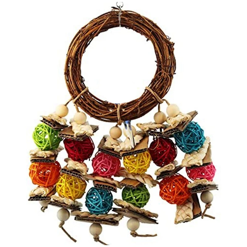 

Bird Parrot Toys Parrot Chewing and Climbing Toys for Small Parrots Budgies Parakeets Conures Macaws