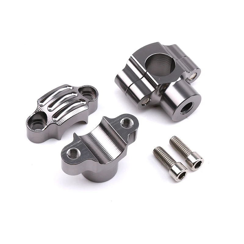 

Motorcycle 22mm HandleBar Risers Scooter Motorbike Modified CNC Aluminum Alloy Bar Adapter Clamps For HONDA YAMAHA KAWASAKI