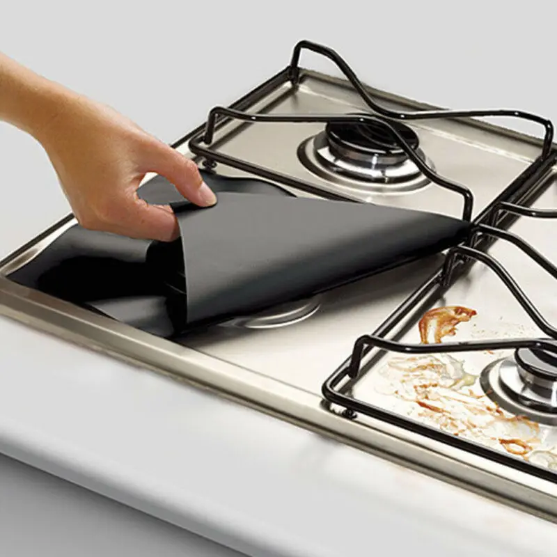 4 шт./компл. очистить коврик газовая плита Плита котел масла протектор печь для