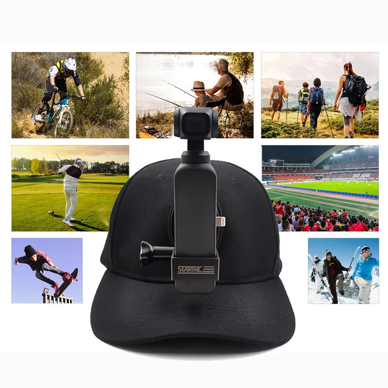 Аксессуары OSMO Pocket / ACTION insta360 ONE X/EVO шляпа для DJI Action & Insta360 запчасти спортивной