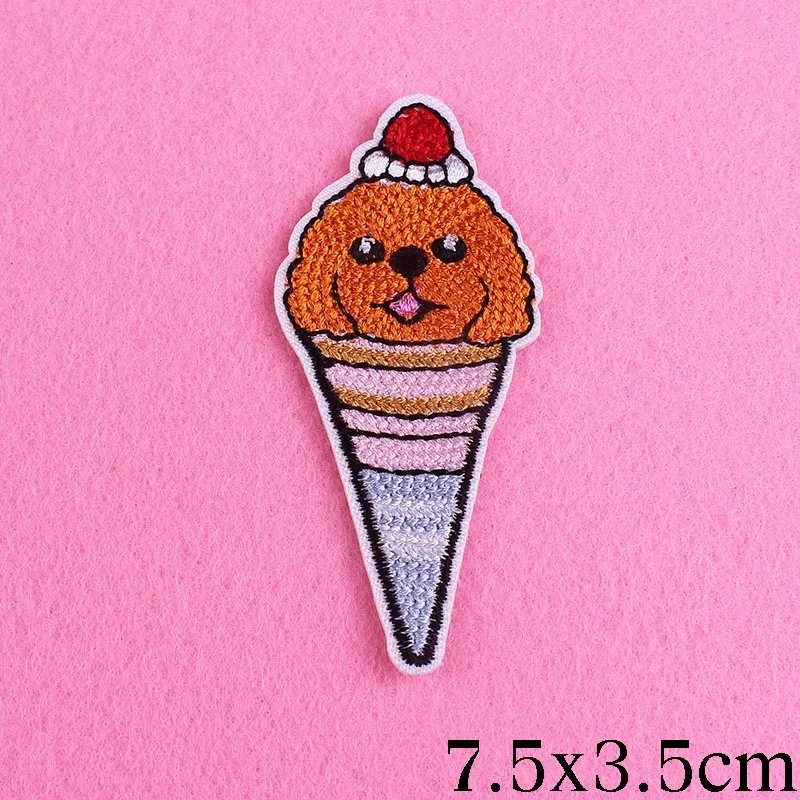 Нашивки с вышивкой милой собаки для одежды Тедди Хаски полосы наклейки утюгом