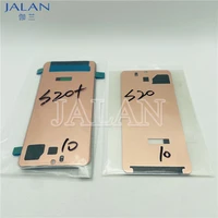 10pcs lcd back stickers for samsung s20 s20 plus s20 ultra s10 s9 s8 s7 edge original new phone repair back adhesive tapes
