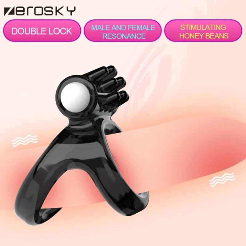 Пар удовольствие для пениса вибратор кольцо Стимулятор клитора удлинение