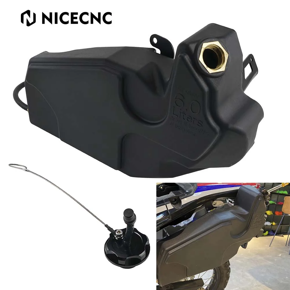 

6L Motorcycle Auxiliary Gas Petrol Fuel Tank Camel Tank CT-250L For Honda CRF250L Rally 2017 2018 2019 2020 2021 2022
