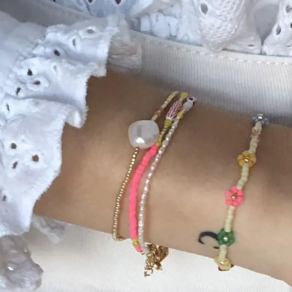 Pulseras mujer moda повязка на руку vsco девушка жемчужный браслет забавный браслет богемные Бохо Пресной воды Жемчужные Браслеты для женщин