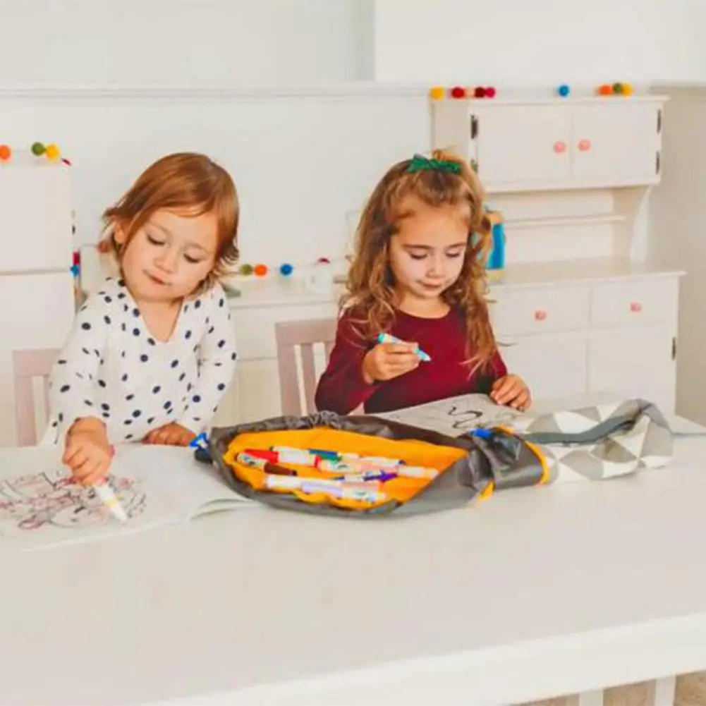 НОВАЯ Портативная сумка для хранения с кулиской игровой коврик быстрая очистка