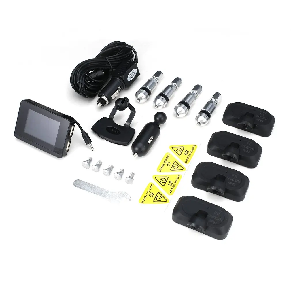 Catuo новая Автомобильная TPMS система контроля давления в шинах с 4 внутренними