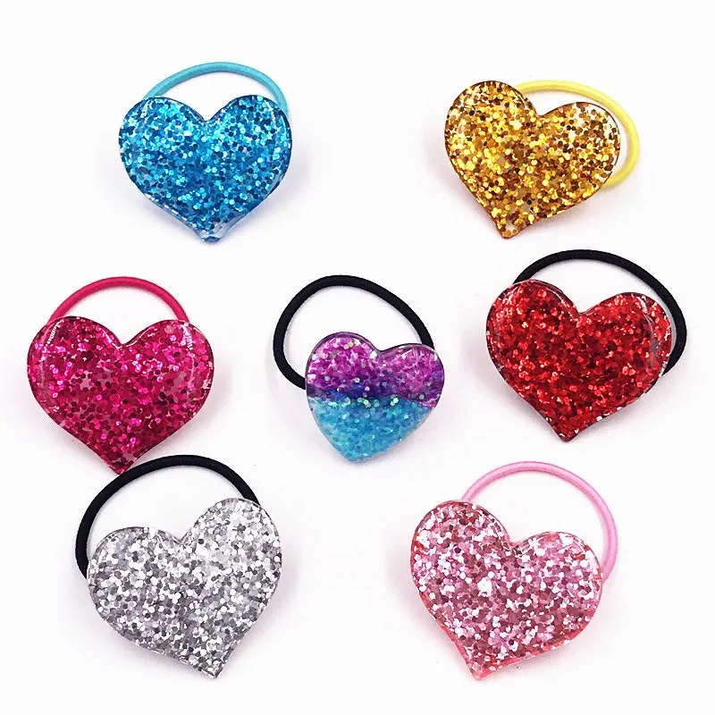 1 шт. Мерцающие Звезды ободки для девочек эластичные ленты волос женские резинки