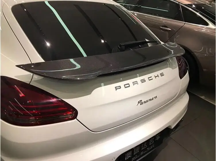 Углеродное волокно заднее крыло багажника спойлер для Porsche Panamera 970 970,1 2009 2010 2011 2012 2013/970. 2