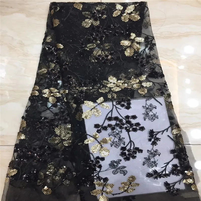 

Nigerian Wedding Party Net/Tulle Pink Sequin Net Lace Fabric Lace Embroidery Design Fabrics