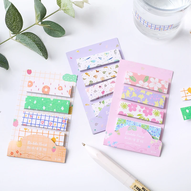 24 шт./лот сладкий рисунок Васи Памятка липкая нота фрукты цветок радуга цвет