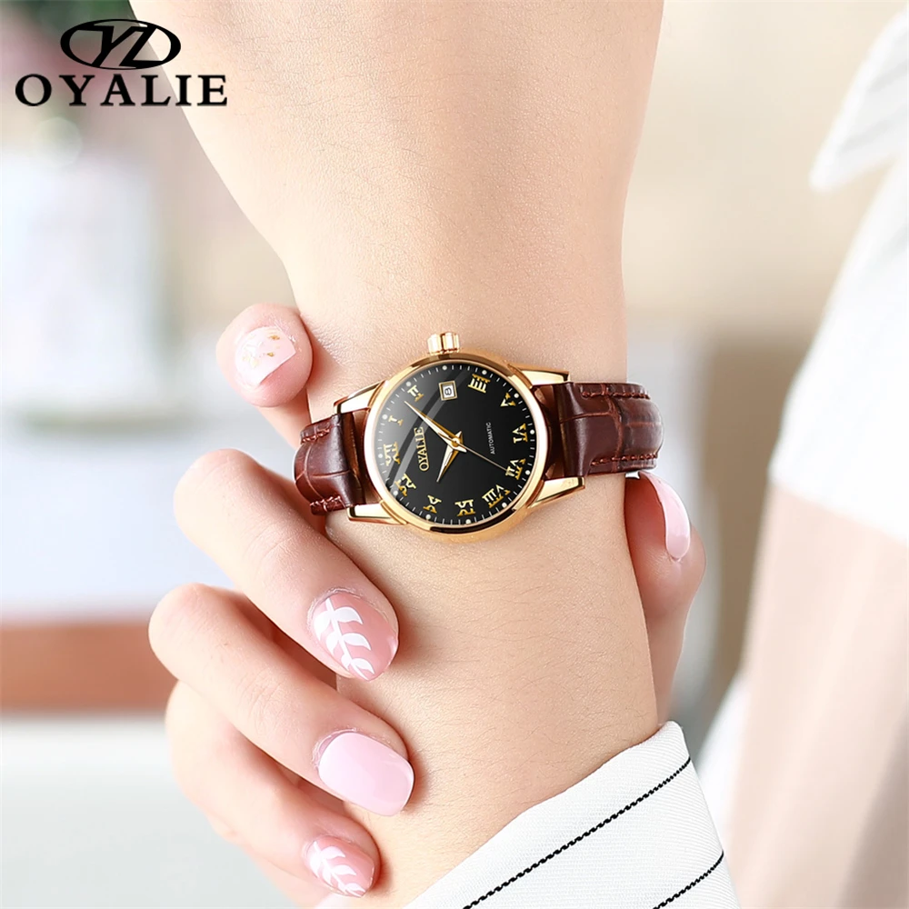 

New Ladies Watch Top Brand Luxury Waterproof Automatic Self-Wind Classic Dress Women Watches Original Mechanical Wristwatch