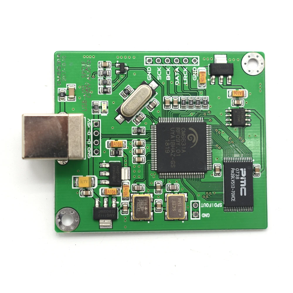 Плата DAC USB к I2S SPDIF выход 24Bit 192K цифровой интерфейс модуль CM6631A F3-011 | Электроника