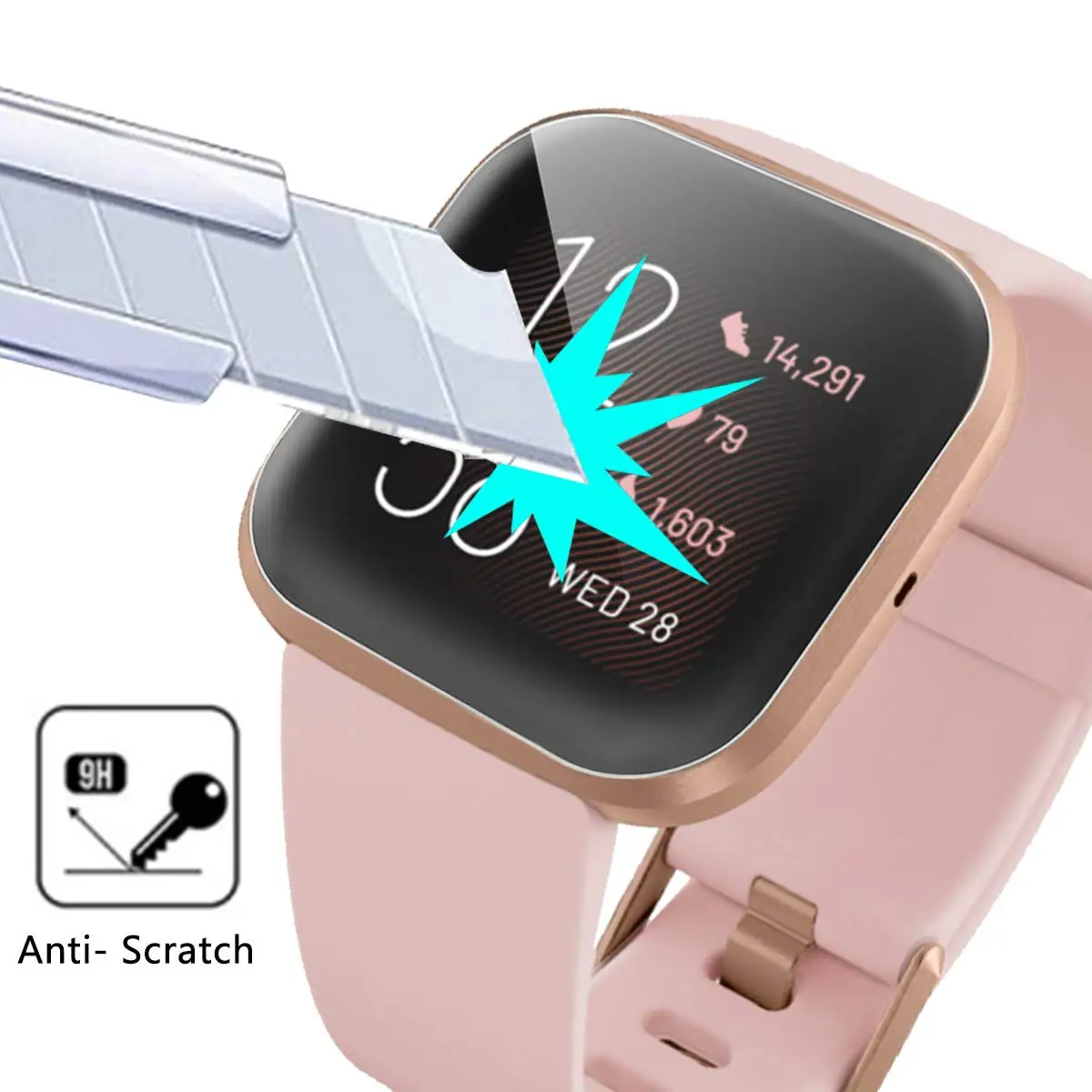 Мягкая термополиуретановая Защитная пленка для Fitbit Versa 2 3 гибкая с максимальным