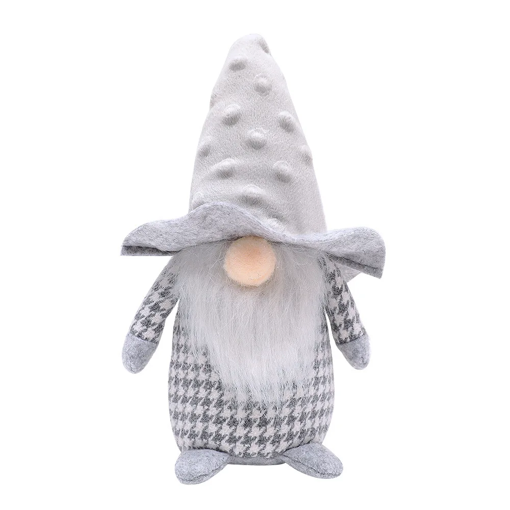 

Christmas Gray Dwarf Doll Boy Girl Faceless Toys Xmas Party Decoration Desktop Decor Supplies 2021 Happy New Year Ornament xx211