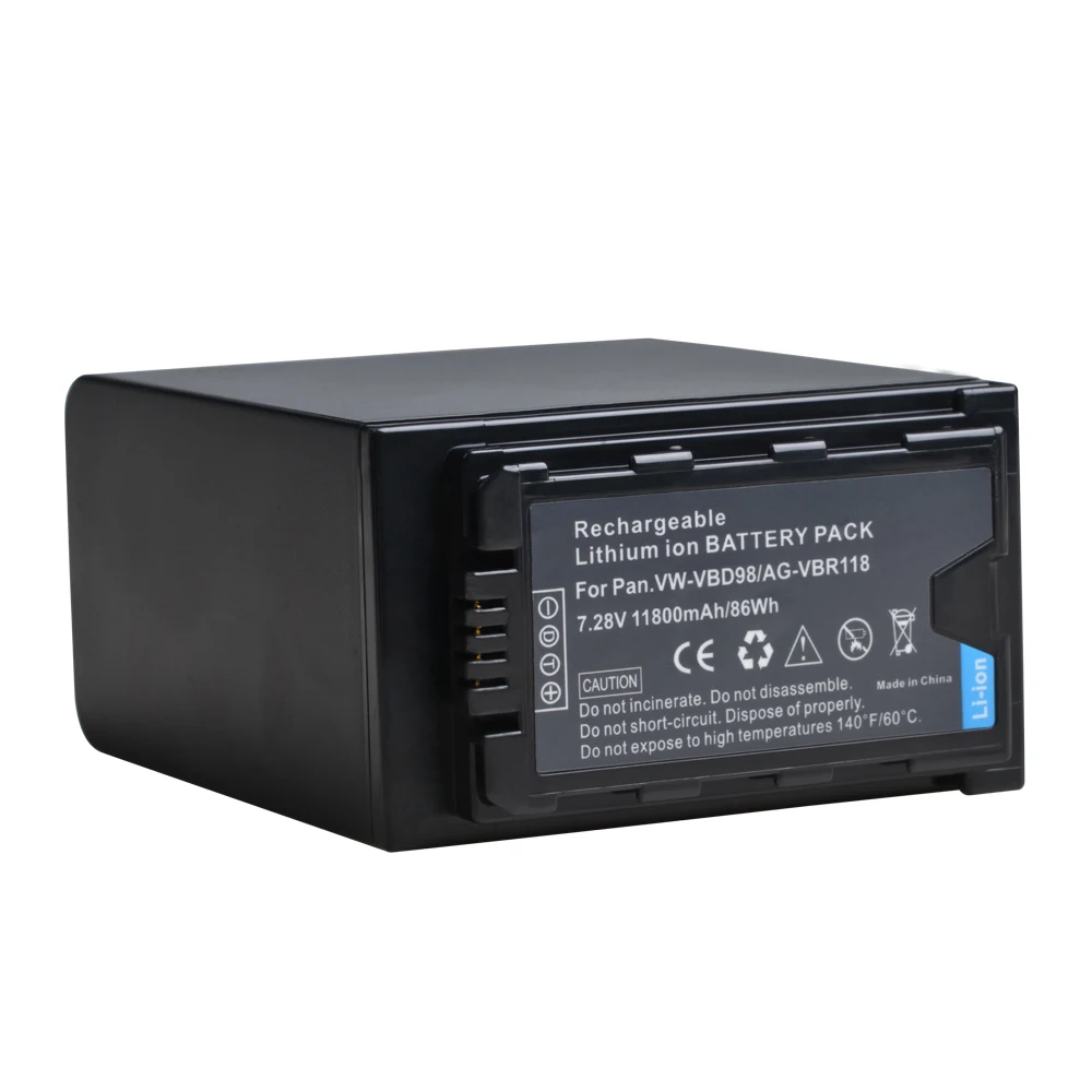 Модернизированный аккумулятор и зарядное устройство VW-VBD98 для Panasonic AG-VBR59 AG-VBR89