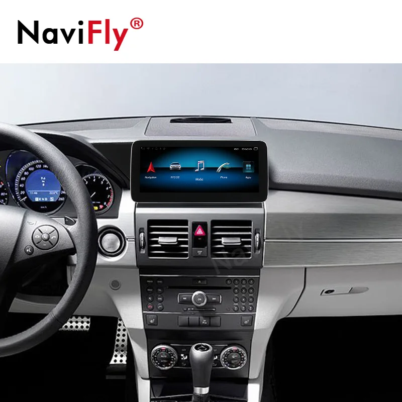 Автомобильный мультимедийный плеер на Android 8 ГБ + 2021 GPS-навигатор для Mercedes Benz GLK Class