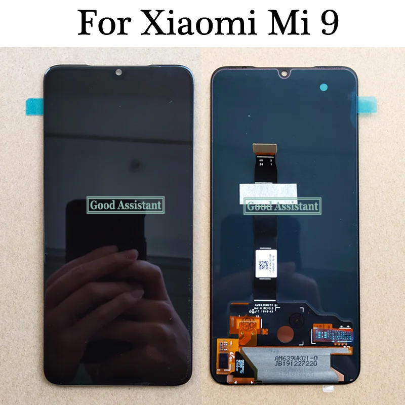 Оригинальный Super AMOLED черный 6 4 дюймов новый для Xiaomi Mi 9 / Mi9 Глобальный ЖК дисплей