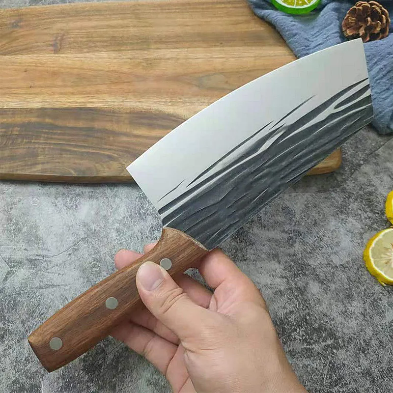 Кованый кухонный нож столовые приборы сербский шеф-повар для нарезки мяса ножи