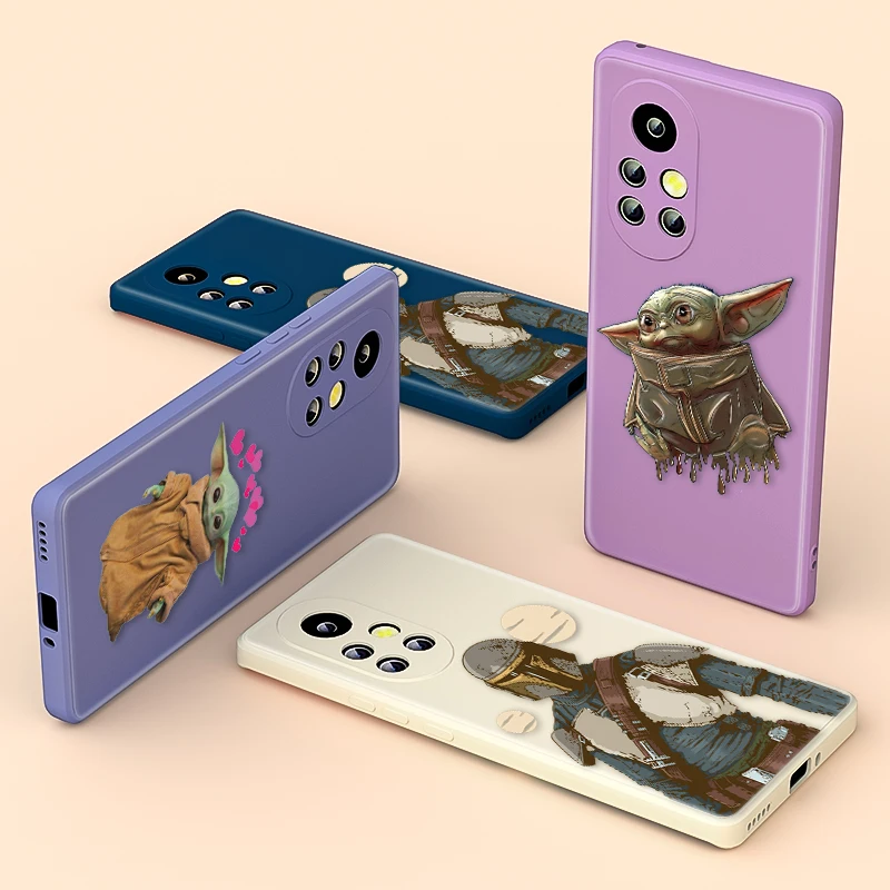 

Yoda Baby Star Wars For Huawei Nova 8 7 6 5 8i 5i 5G PRO SE 4E 3 4 Liquid Silicone Soft Cover Phone Case