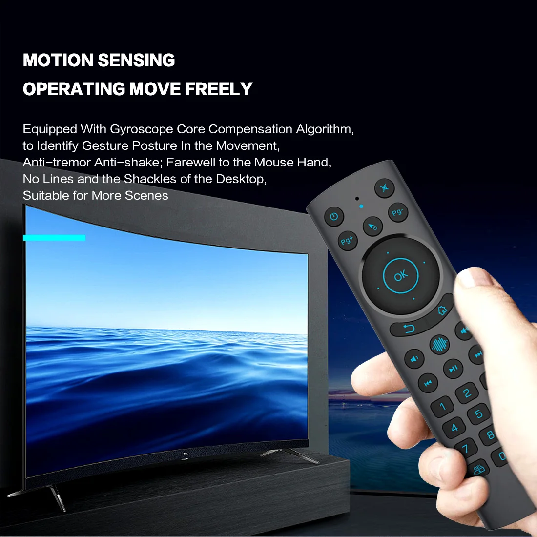 G20S G20SPRO BT 2 4G Bluetooth дистанционное управление Smart TV с подсветкой Голосовая воздушная