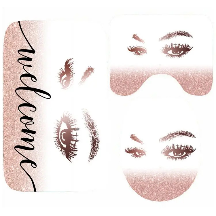 Набор шикарных накладных ресниц для макияжа 3 шт.|Коврики ванной| |