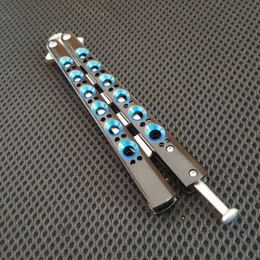 The One Blue Eye Butterfly BM40 тренировочный нож Not Sharp 440C Тактический уличный инструмент для