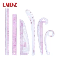lmdz multi function sewing rulers 6pcsset french metric ruler curve ruler plastic sewing rulers sewing drawing tailor tools