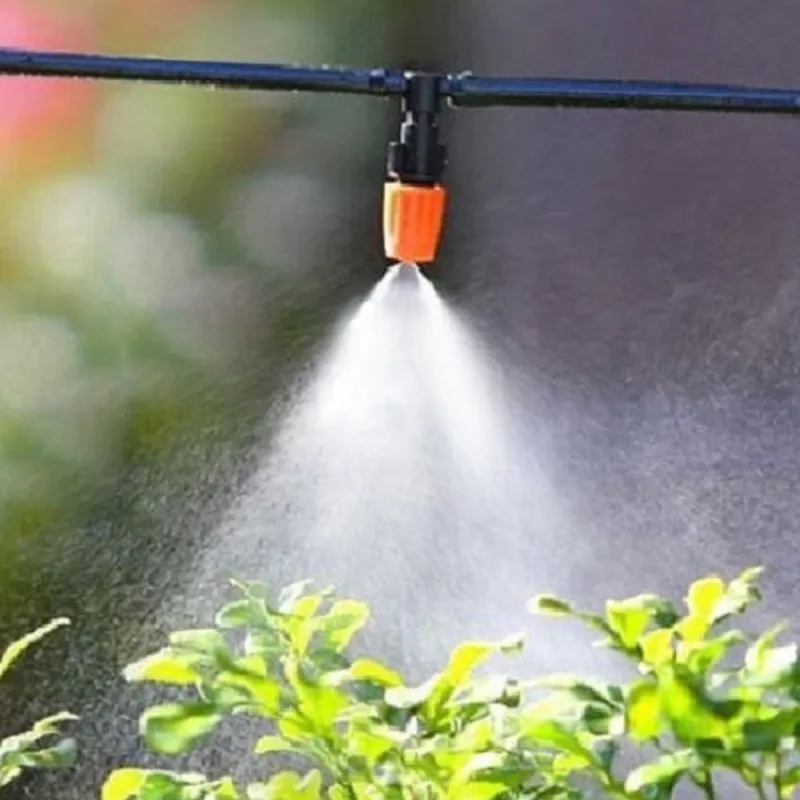 

Misting Drippers Nozzle Irrigation Garden Yard Attachment Set Part Plastic Automatic 360 degree