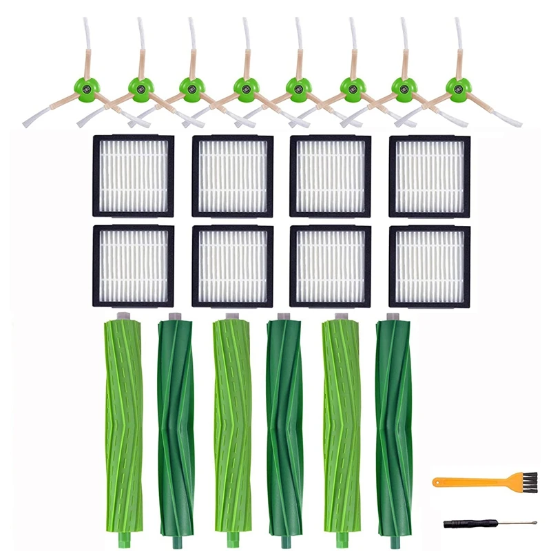 

21 шт. каточная кисть Hepa фильтр, боковая щетка для IRobot Roomba I7 E5 E6 я серии робот пылесос замены батареи