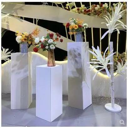 

Wedding props ktboard folding square column wedding scene layout square storage table dessert table t table geometric Guide
