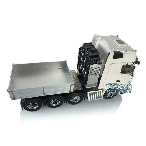 Модель 1/14 года металлический шасси LESU RC грузовик с бункером двигатель Hercules Arcos