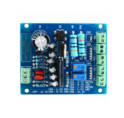 2pcs Panel VU Meter Warm Back Light Audio Level Amp + One driver board | Электроника