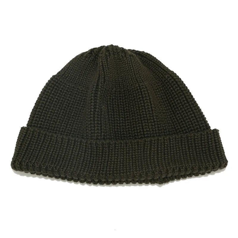 Черный Надежные часы кепка хип хоп Skullies шляпа мужская вязаная короткая шапочки Череп Кепка бежевый хаки черный желтый - Цвет: Черный