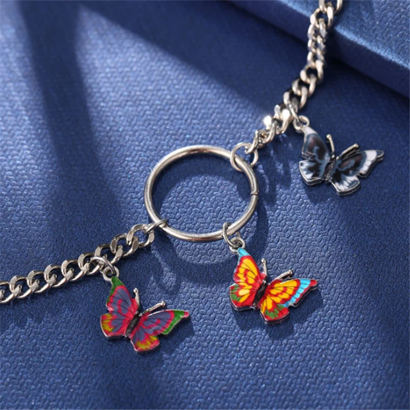 

Butterfly Pendant Necklace Simple Temperament Creative Alloy Clavicle Chain for Women