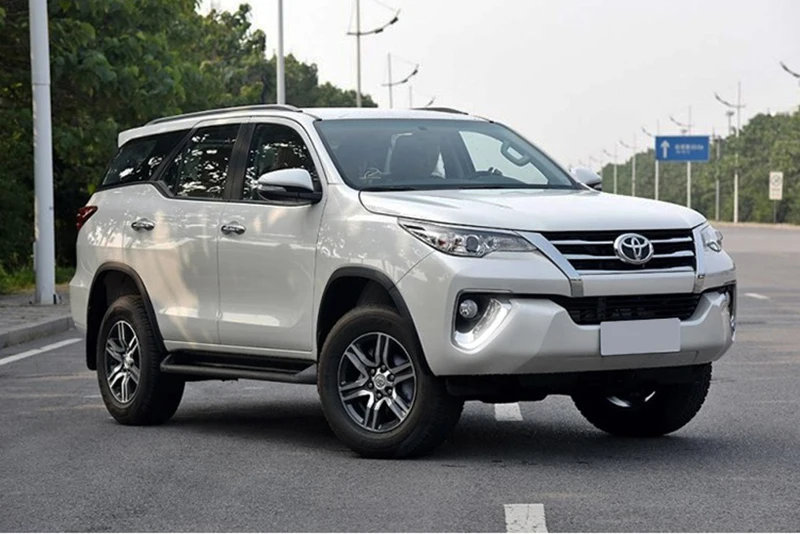 Дневной свет для Toyota Fortuner 2015 2017 белые дневные ходовые огни DRL передние