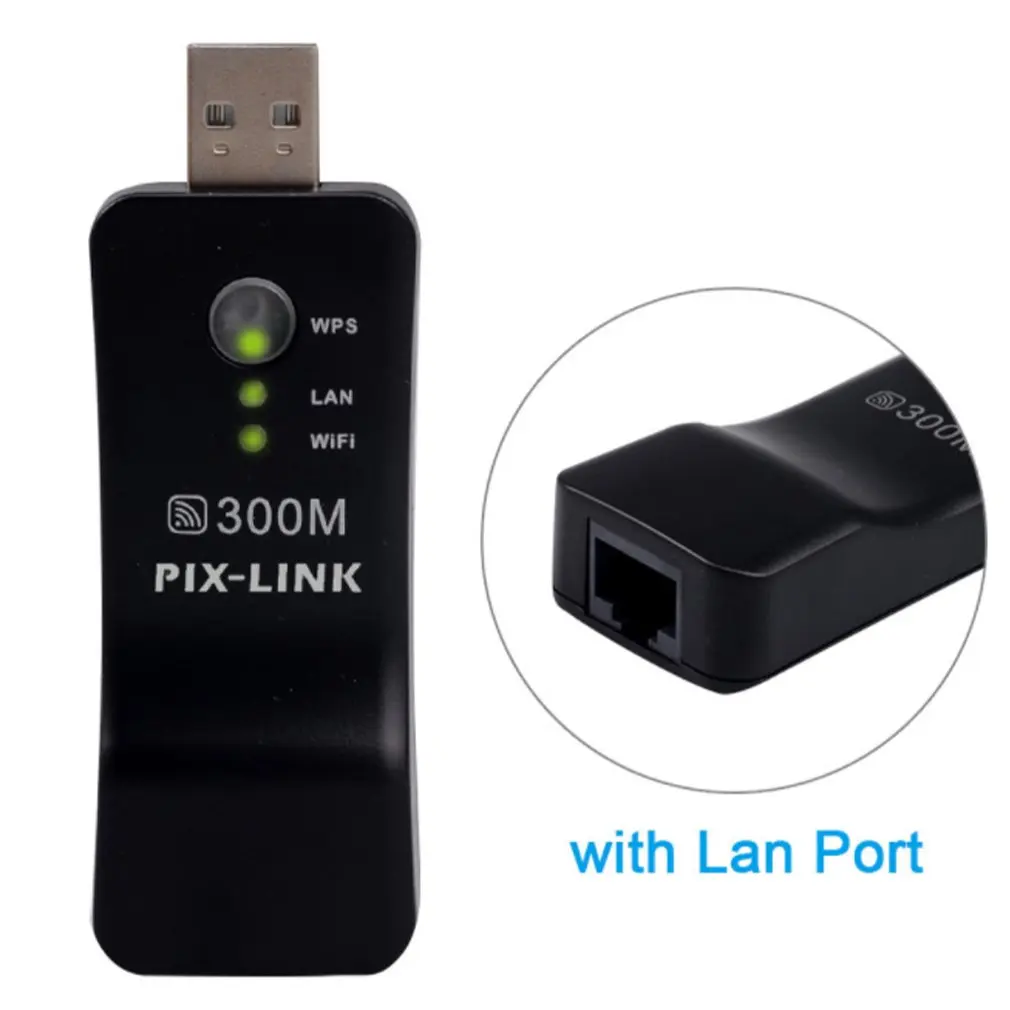 USB-повторитель сигнала Wi-Fi 300 Мбит/с 2 4 ГГц |