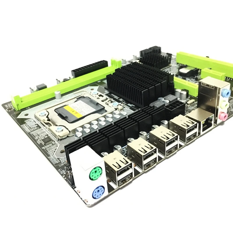 X58 Материнская плата Lga 1366 Ddr3 Ecc/Reg поддержка памяти для Xeon X5550 X5675 X5680 X5690 E5520 E5540