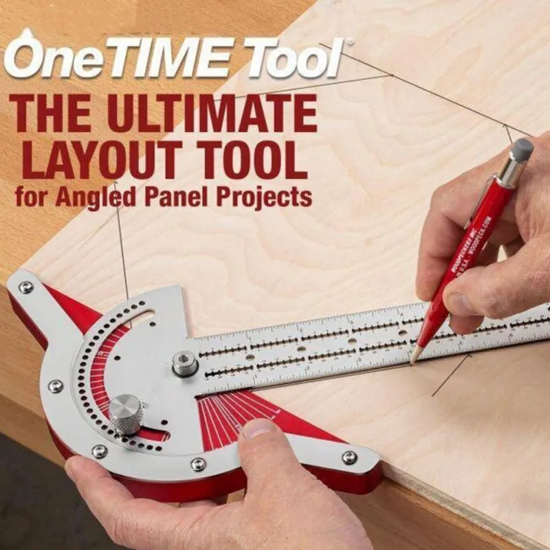 

Woodworkers Edge Rule Efficient Protractor Angle Protractor Woodworking Ruler Angle Measure Stainless Steel Carpentry Tool
