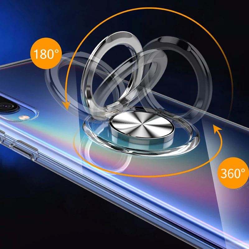 Чехол для Huawei Honor 20s Роскошный чехол с магнитным кольцом подставкой мягкий