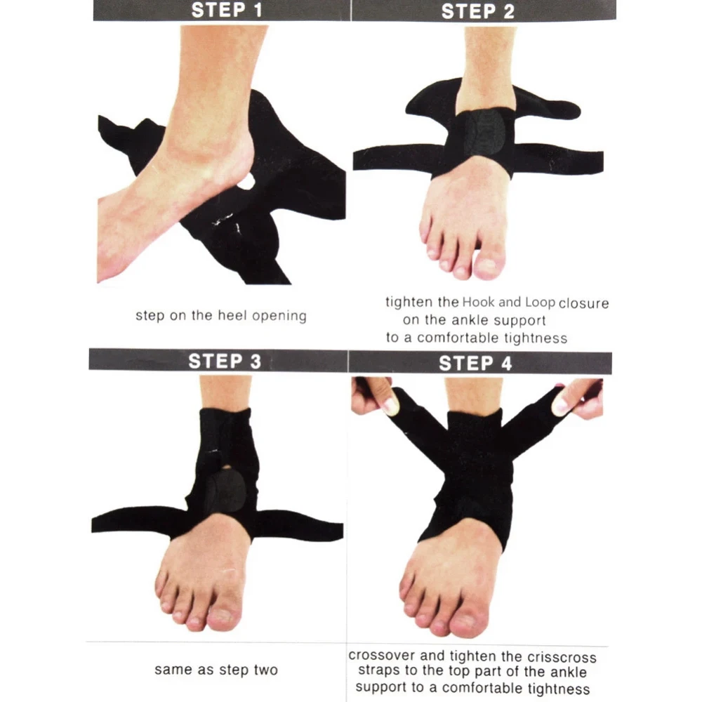

Outdoor Sports Ankle Support Protect Brace Strap Achille Tendon Brace Sprain Foot Weave Elastic Bandage Running Fitness Band