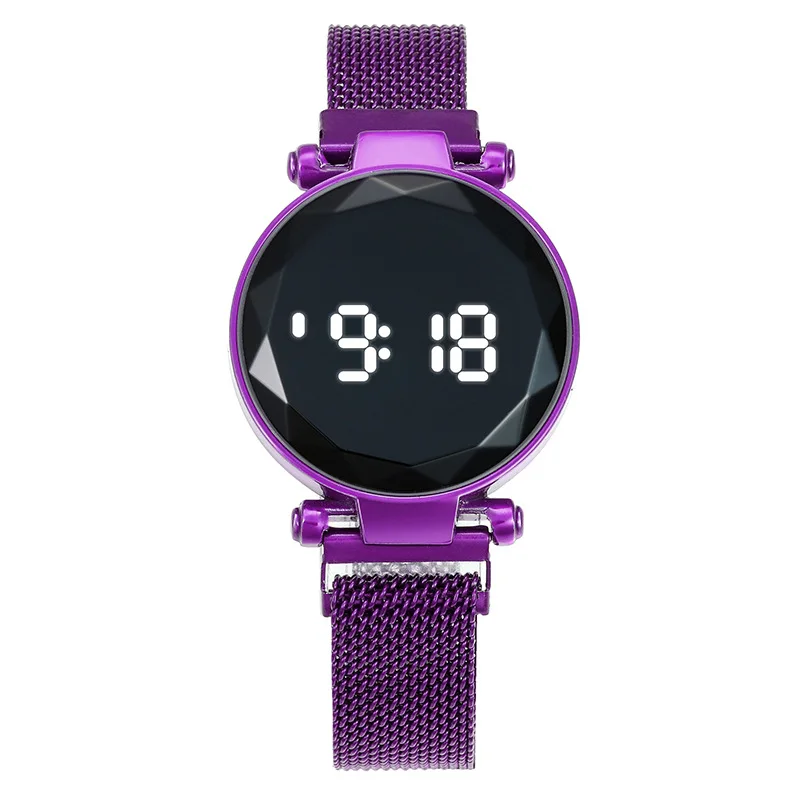 Новые женские часы Tendencia с металлическим ремешком спортивные электронные модным