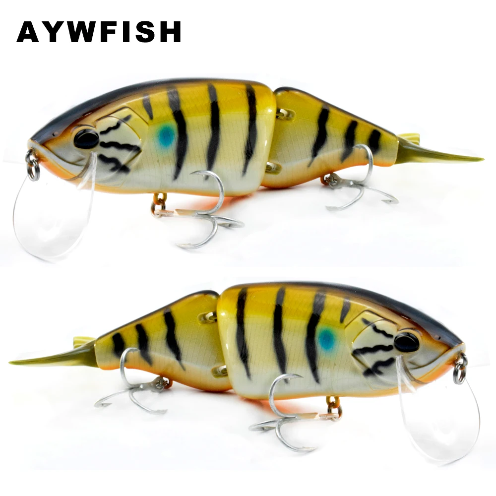 

AYWFISH Jointed Swimbait 145mm 59g Big Game Fishing Lure Strong Metal Link Bodies Saltwater Hard Plastic Swim Crank Bait Wobbler